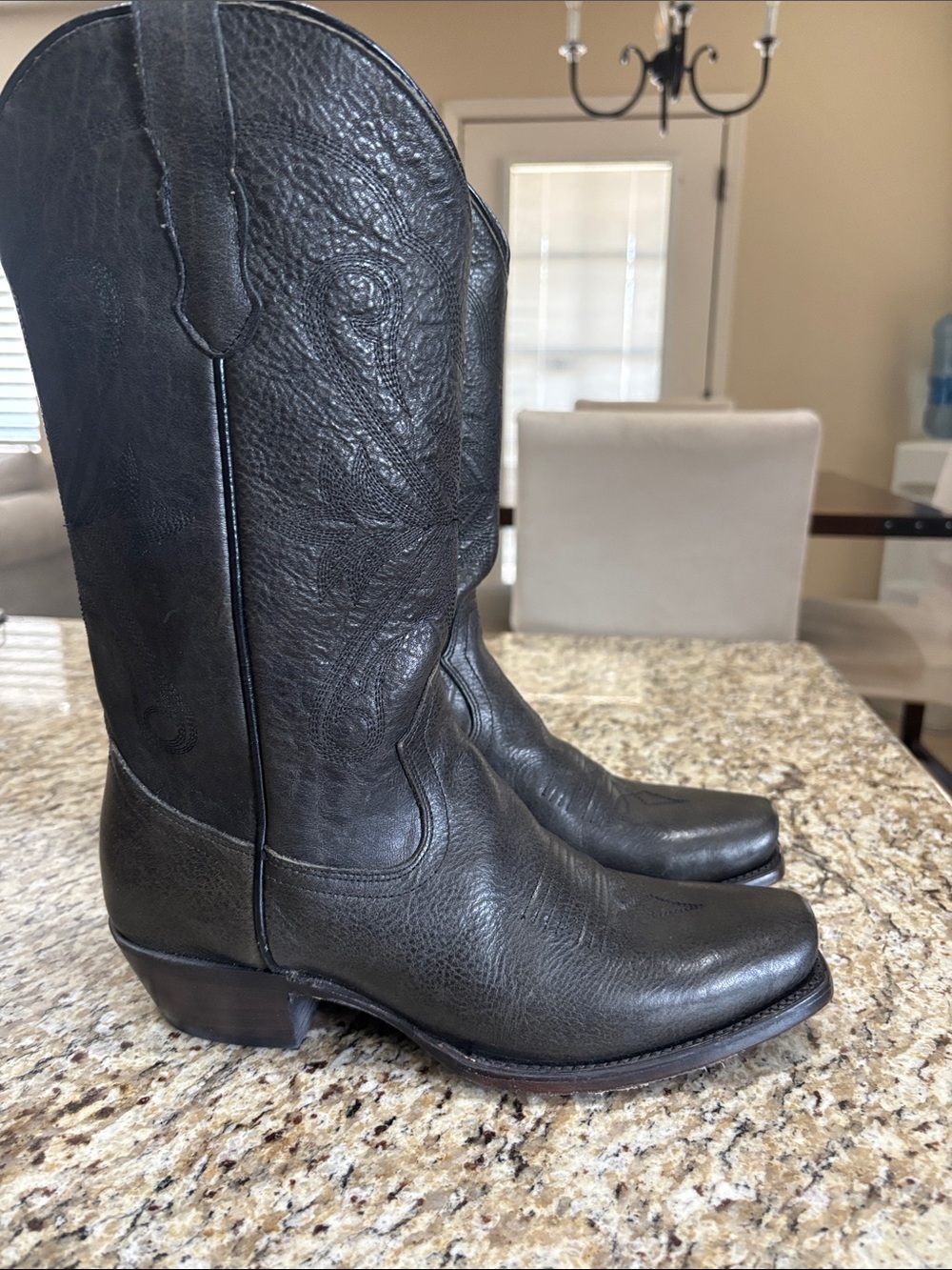 Idyllwind Black Leather Western Heeled Boots